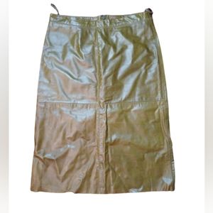 Gap leather pencil skirt